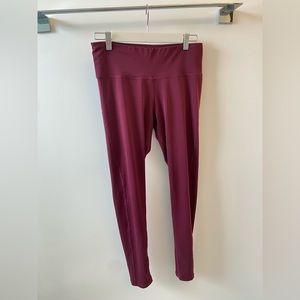 Burgundy Leggings/Tights. Good material, not see through, thick. size: M